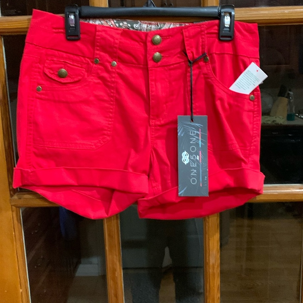 NWT Red Size 8 lightweight shorts